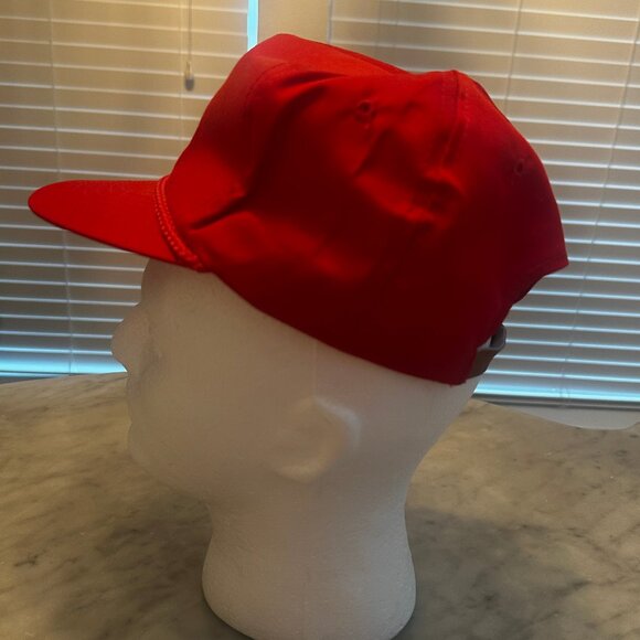 Vintage NEW RED Duck Head Cap/Hat Strapback Baseball Mallard One Size - Picture 6 of 16